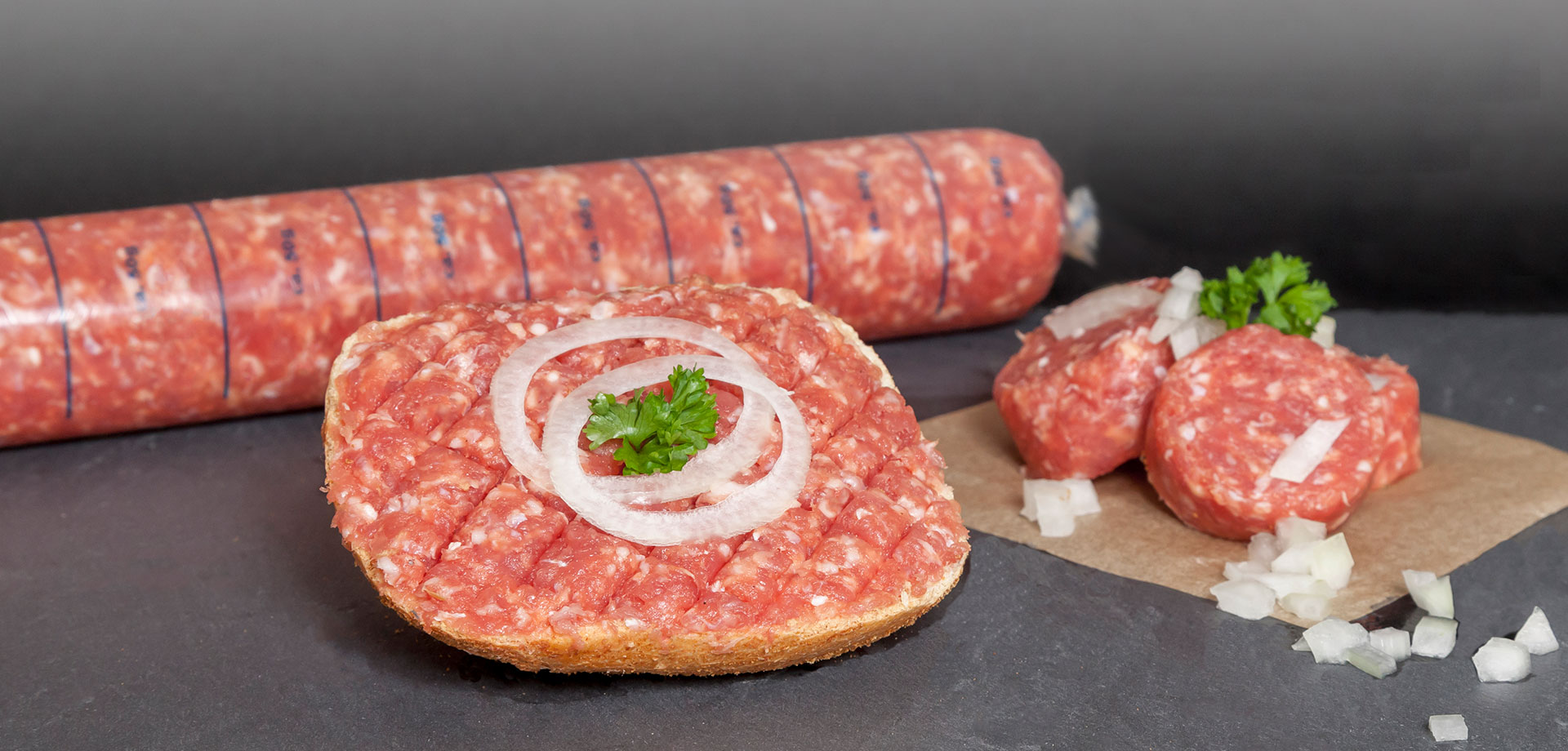 Hoppe Genuss 46 frische Zwiebelmettwurst