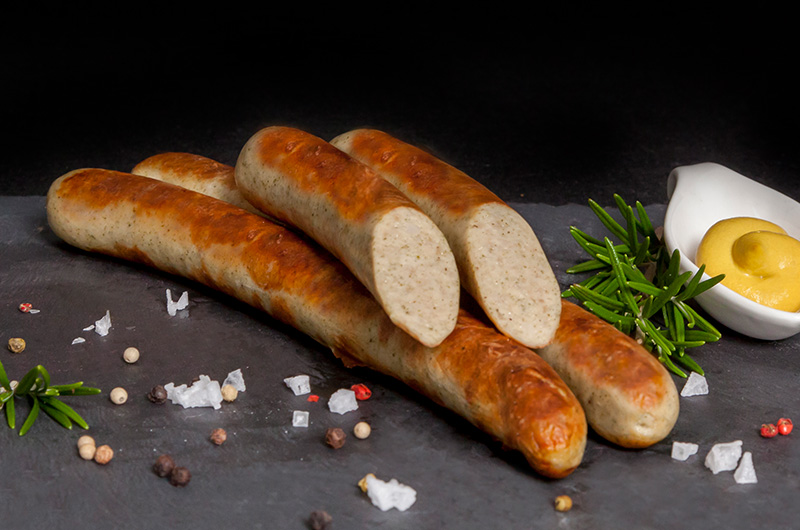 Hoppe Genuss 46 - Mittelgrobe Bratwurst gebraten